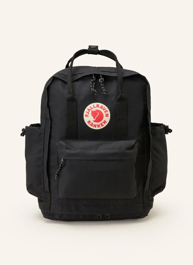 Рюкзак конкен 18 л Fjällräven, черный большая сумка конкен fjällräven цвет ox red