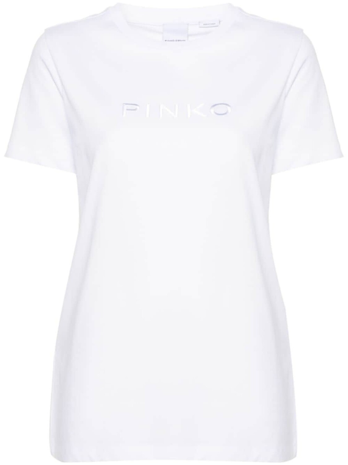 

PINKO футболка с вышитым логотипом, белый