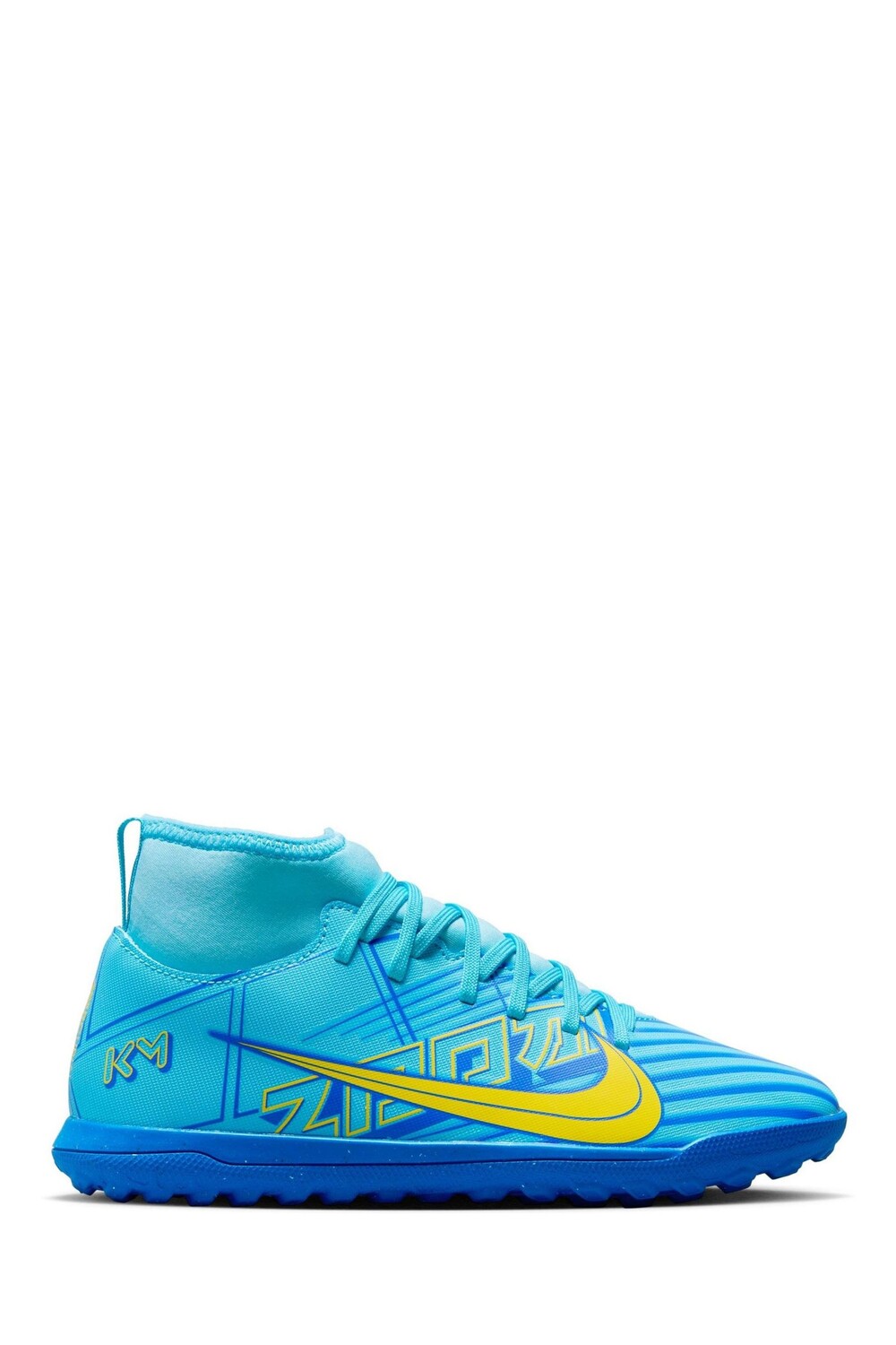 

Jr Mercurial Superfly 9 Килиан Мбаппе за игру на поле Nike, синий