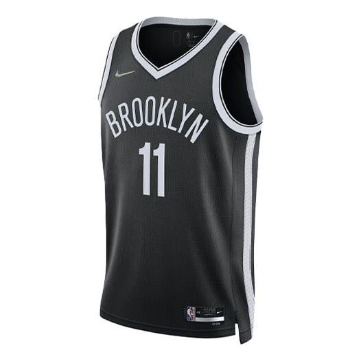 Майка Men's Nike NBA Retro Basketball Jersey/Vest SW Fan Edition Brooklyn Nets Kyrie Irving No. 11 Black, черный men s youth basketball jerseys houston fan retro jersey basketball sports fashion sweatshirt casual vest