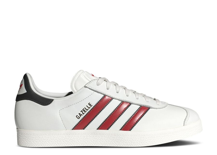 

Кроссовки adidas Gazelle, цвет White Scarlet Black