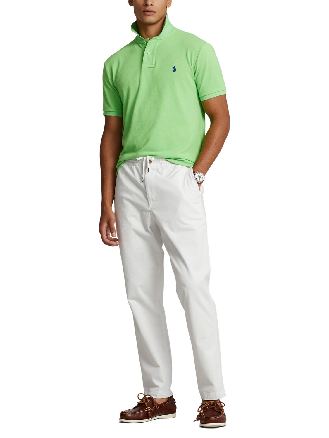 

Брюки классического кроя Polo Ralph Lauren Prepster, белые, Белый
