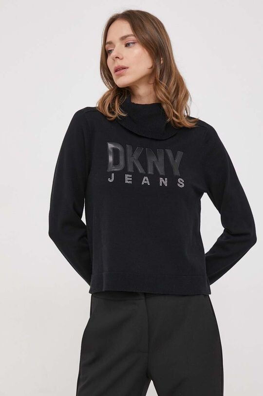 

Тонкий свитер DKNY, черный