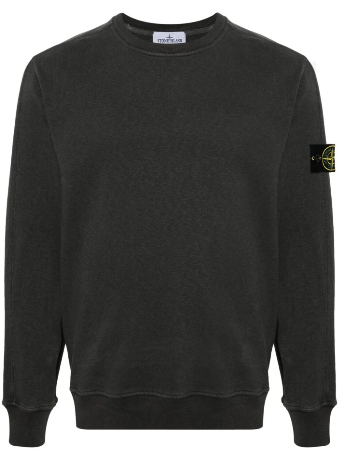 

Stone Island толстовка с нашивкой Compass, серый