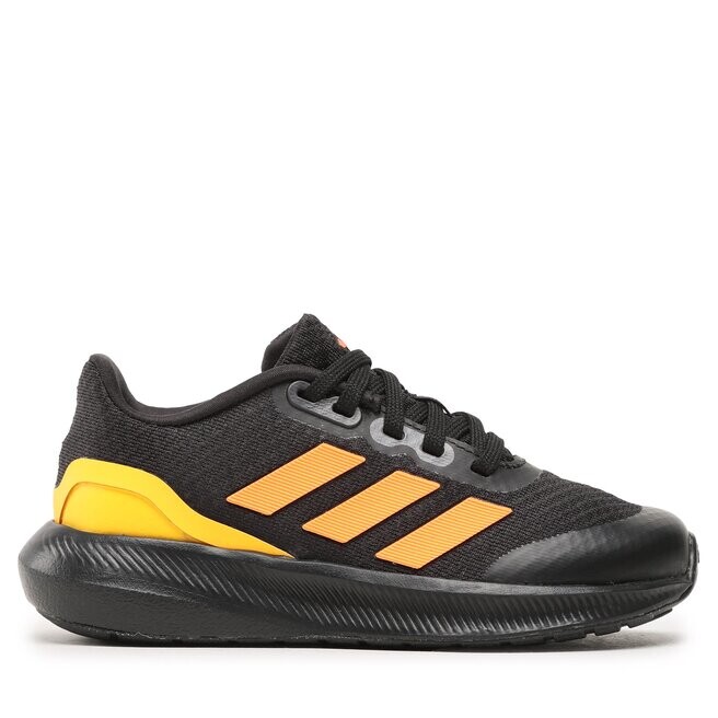 

Кроссовки adidas RunFalcon 3 Sport Running Lace Shoes HP5839 Core Black/Screaming Orange/Solar Gold, черный