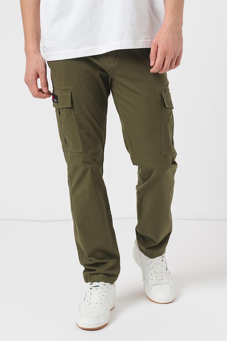 Узкие брюки-карго Austin Tommy Jeans, зеленый