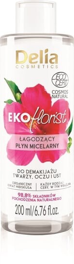 

Успокаивающее мицеллярное средство для снятия макияжа 200 мл Delia Cosmetics Eco Florist Hibiscus