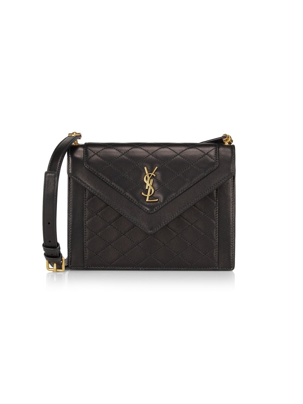 

Стеганая мини-сумка через плечо Gaby Saint Laurent