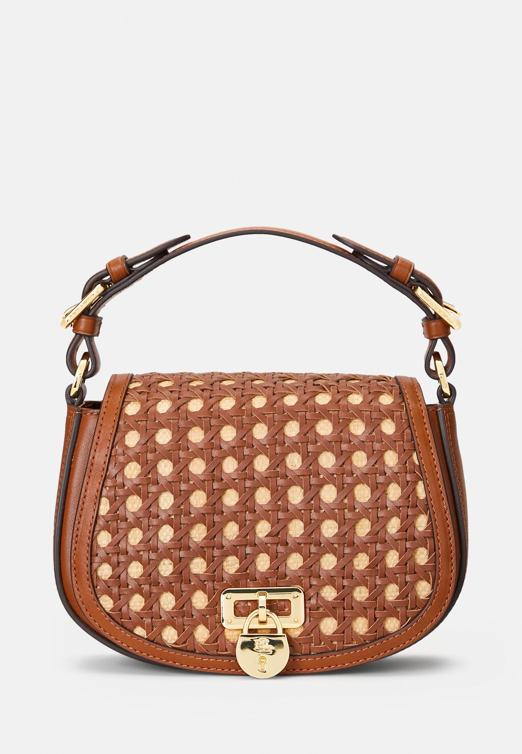 

Сумка TANNER CROSSBODY MEDIUM Lauren Ralph Lauren, цвет tan/antique natural
