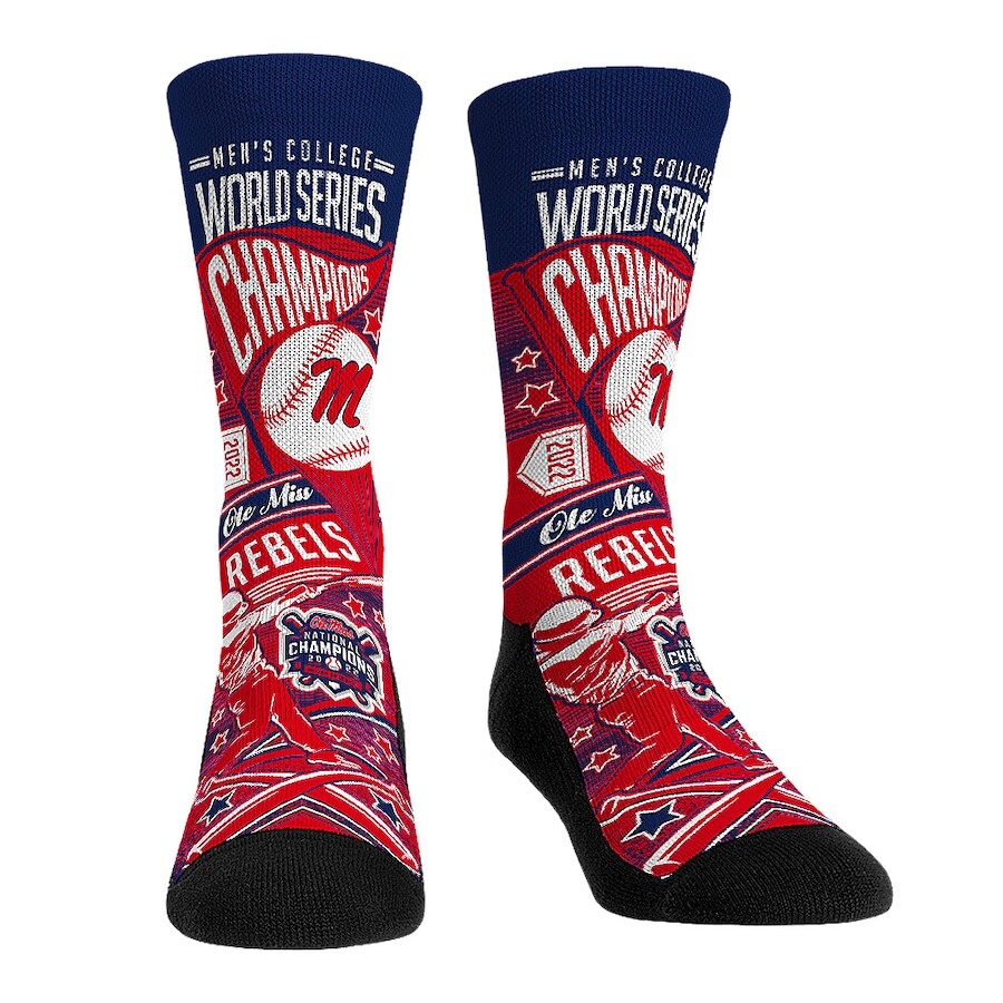 

Носки Rock Em Socks Ole Miss Rebels, красный