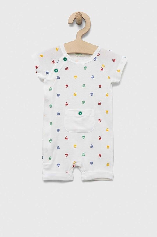 

Хлопковые детские рампы United Colors of Benetton, белый