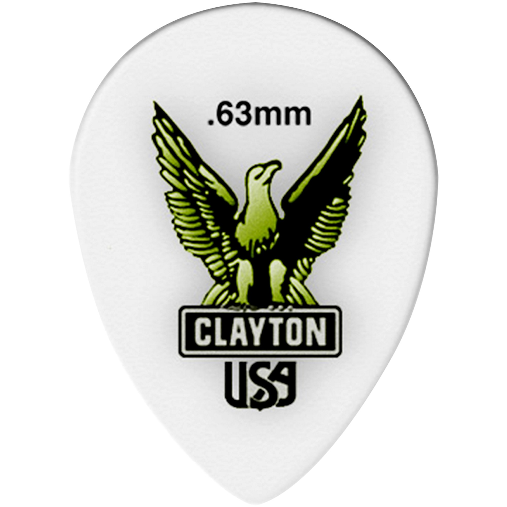 

Медиаторы для гитары Clayton Acetal Small Teardrop 0,63 мм, 1 дюжина