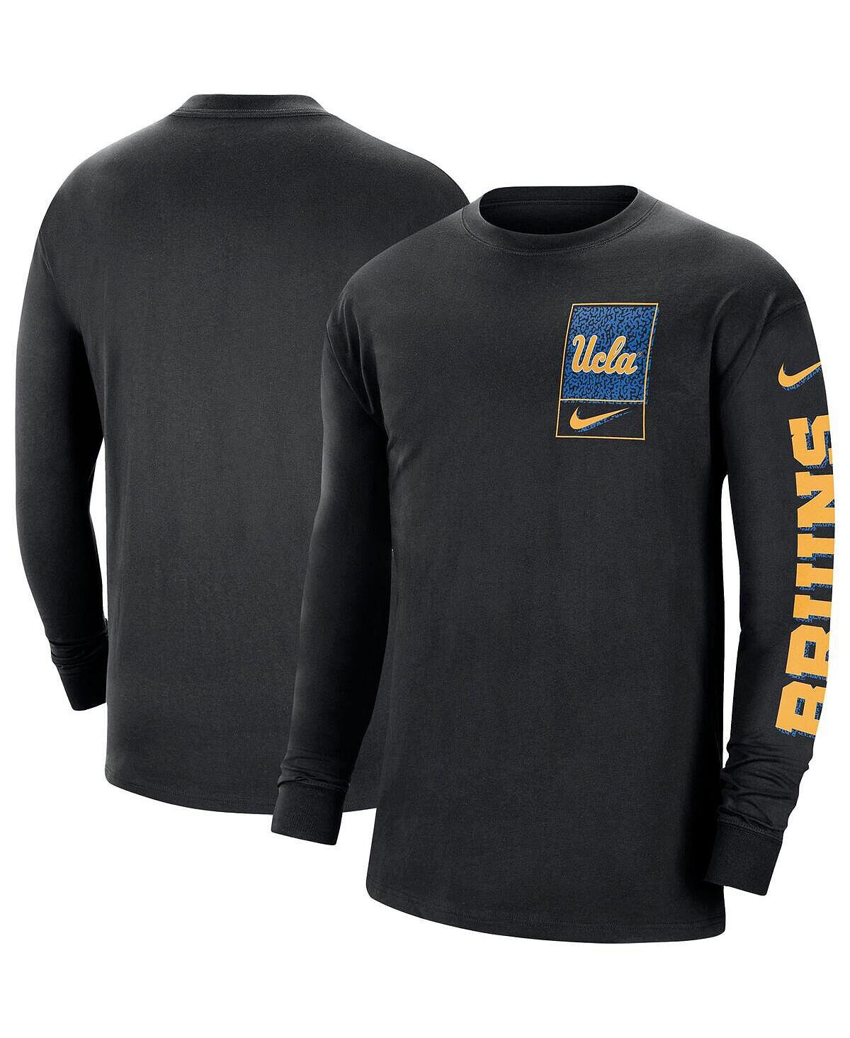 

Мужская черная футболка с длинным рукавом UCLA Bruins Seasonal Max90 2-Hit Nike