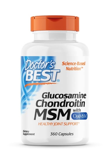 Doctor's Best, Глюкозамин Хондроитин МСМ - 360 капсул глюкозамин хондроитин и мсм doctor s best с гиалуроновой кислотой 150 капсул