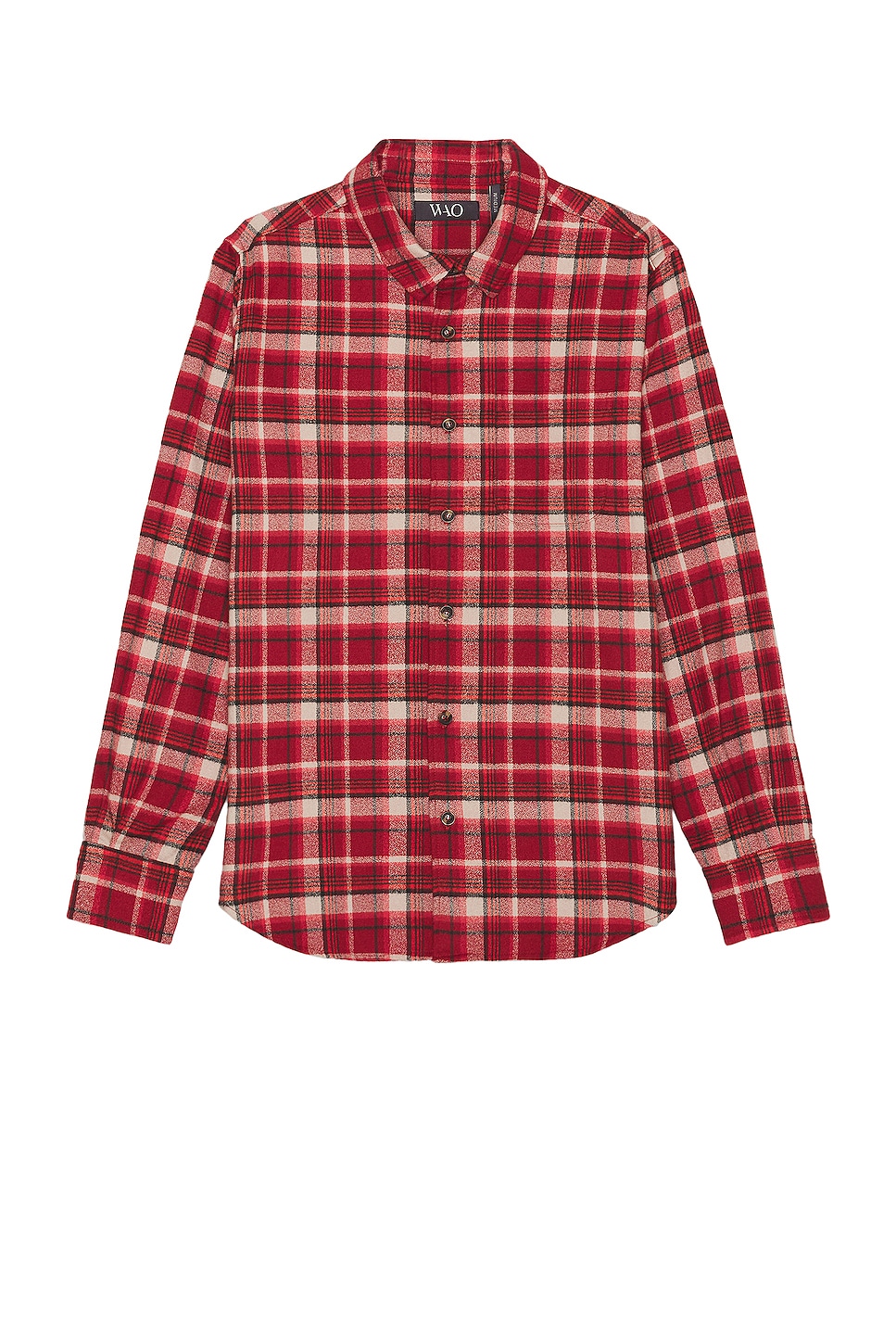 Рубашка Wao The Flannel, цвет red & cream