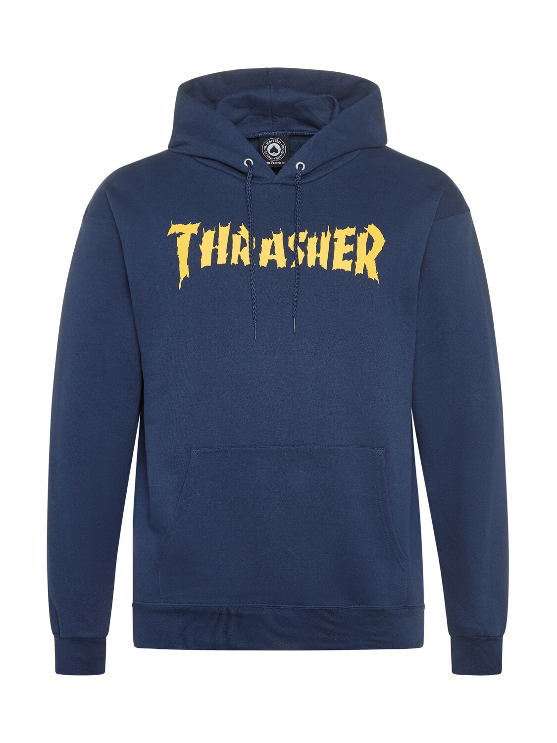 

Thrasher худи с принтом Burn it down, синий