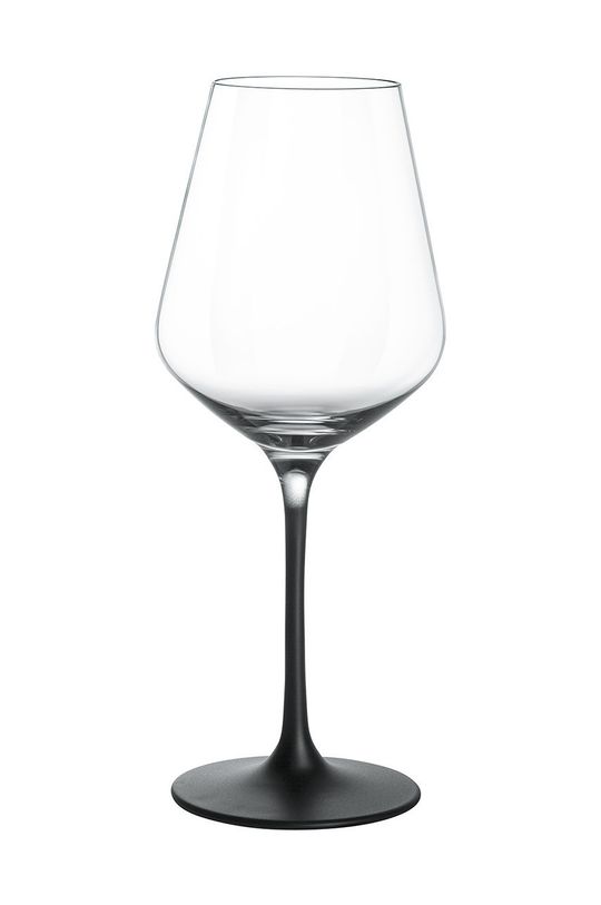 Набор бокалов для вина Manufacture Rock (4 шт.) Villeroy & Boch, прозрачный комплект персональных бокалов для вина инициалы