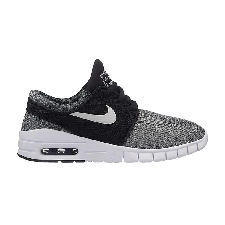 

Кроссовки Nike Stefan Janoski Max GS 'Black White', черный