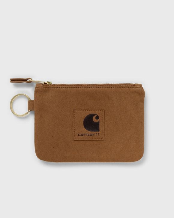 

Кошелек Carhartt Wip Suede Zip Wallet, цвет hamilton brown