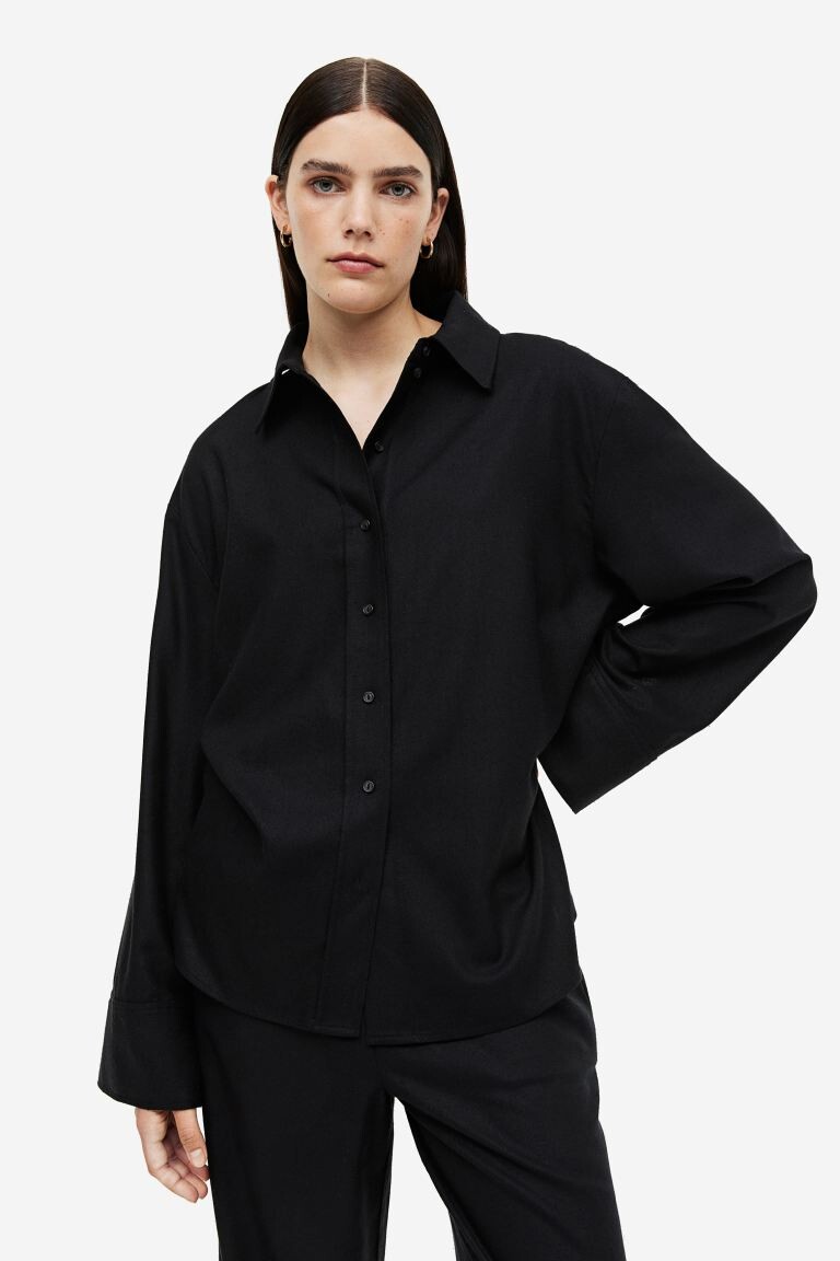 

Шелковая рубашка H&M