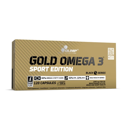 Olimp, Gold Omega 3 Sport Edition - 120 капсул