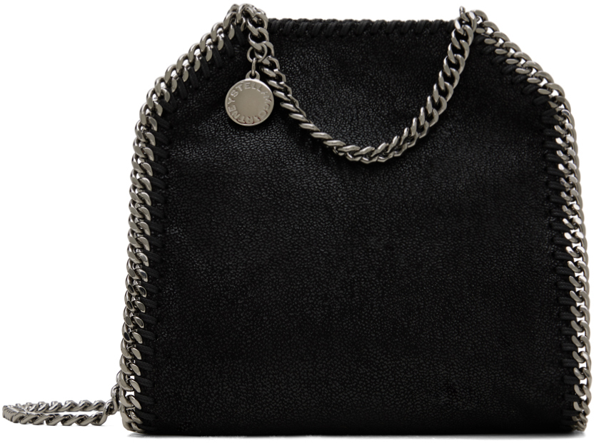 

Черная маленькая сумка-тоут Falabella Stella Mccartney, цвет Black