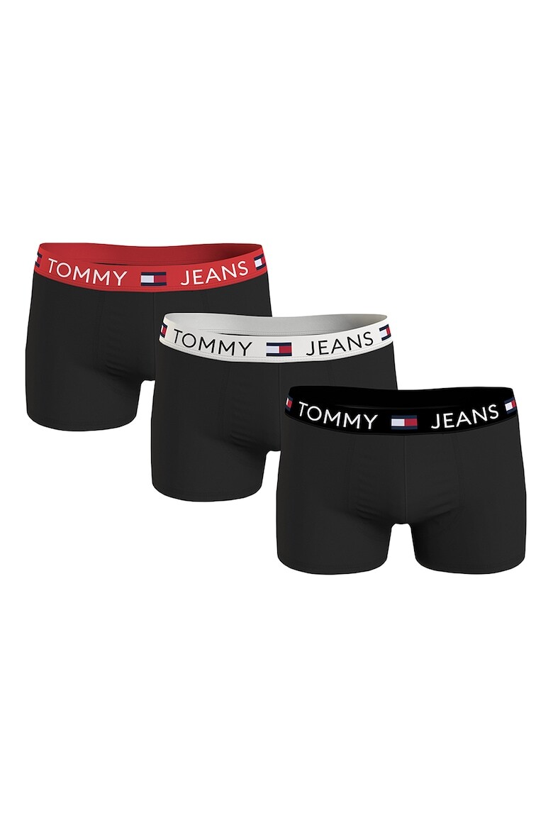 

Боксеры с логотипом на поясе - 3 пары Tommy Hilfiger, красный