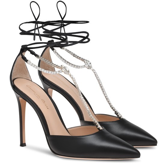 

Блестящие туфли-лодочки Gianvito Rossi, черный