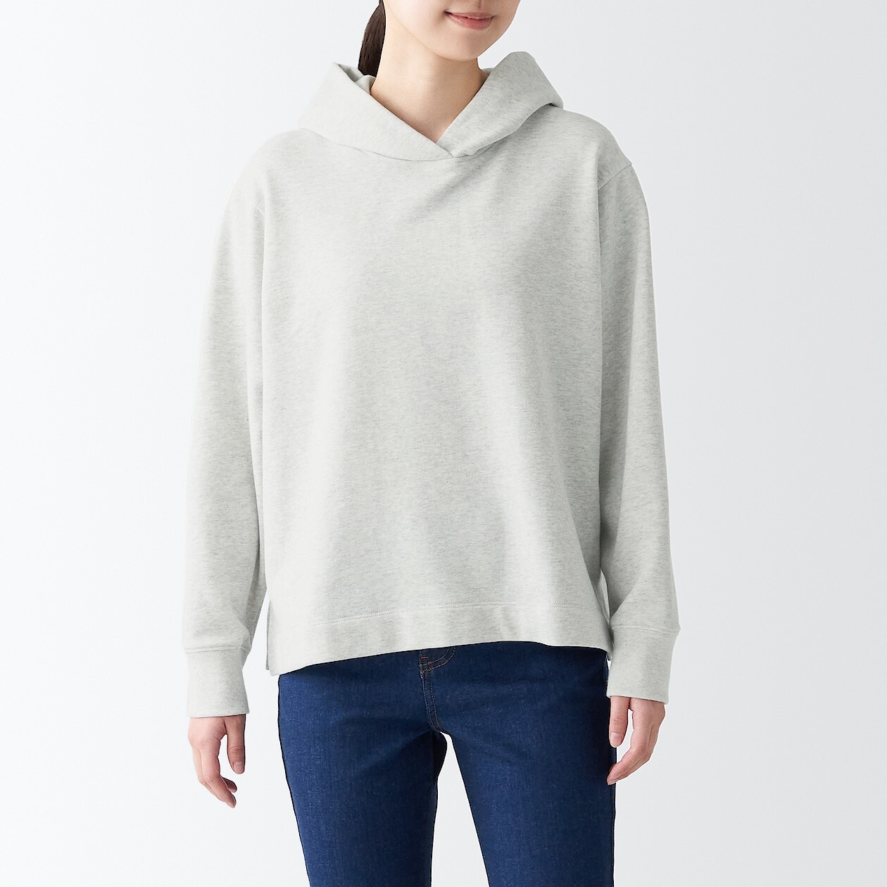 

Толстовка с капюшоном MUJI, светло-серый