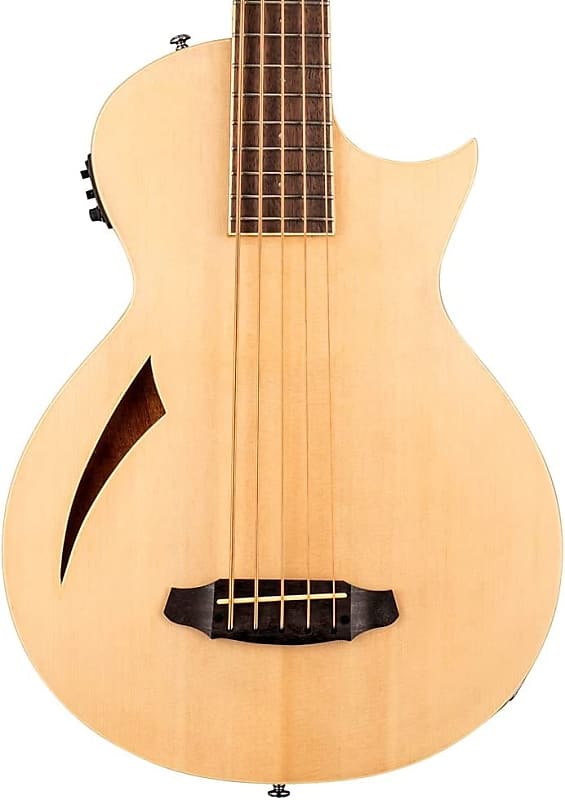цена Басс гитара LTD by ESP Thinline TL5NAT 5-String Acoustic Electric Bass in Natural Finish