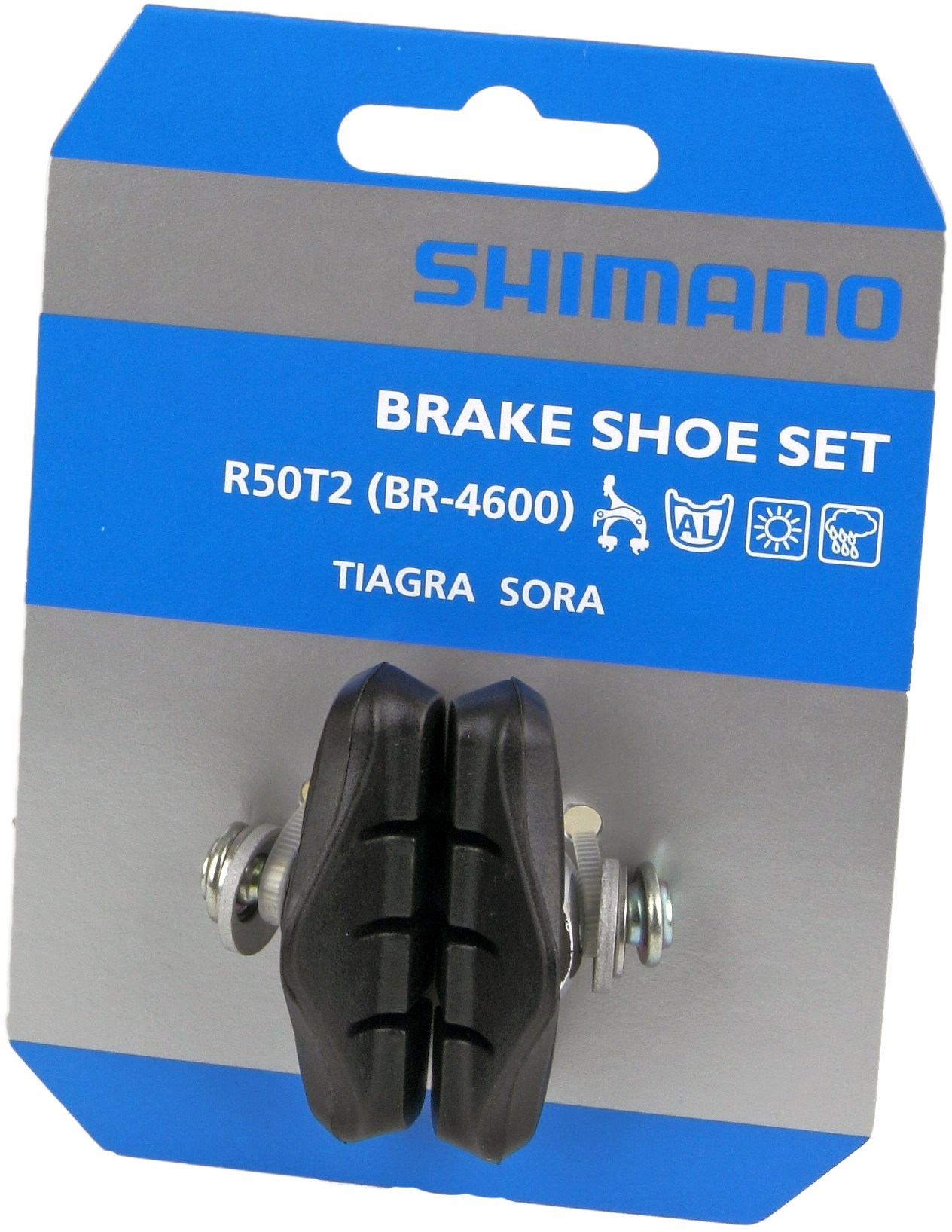 цена Tiagra R50T2 / BR-4600 Комплект тормозных колодок — 1 пара Shimano