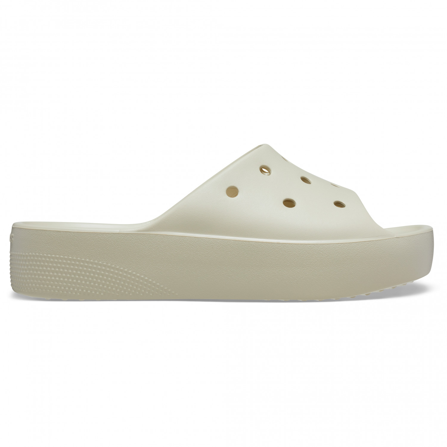 цена Сандалии Crocs Women's Classic Platform Slide, цвет Bone