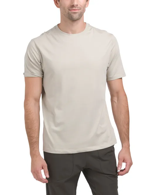 

Футболка Active из хлопковой смеси Kenneth Cole, цвет Stone