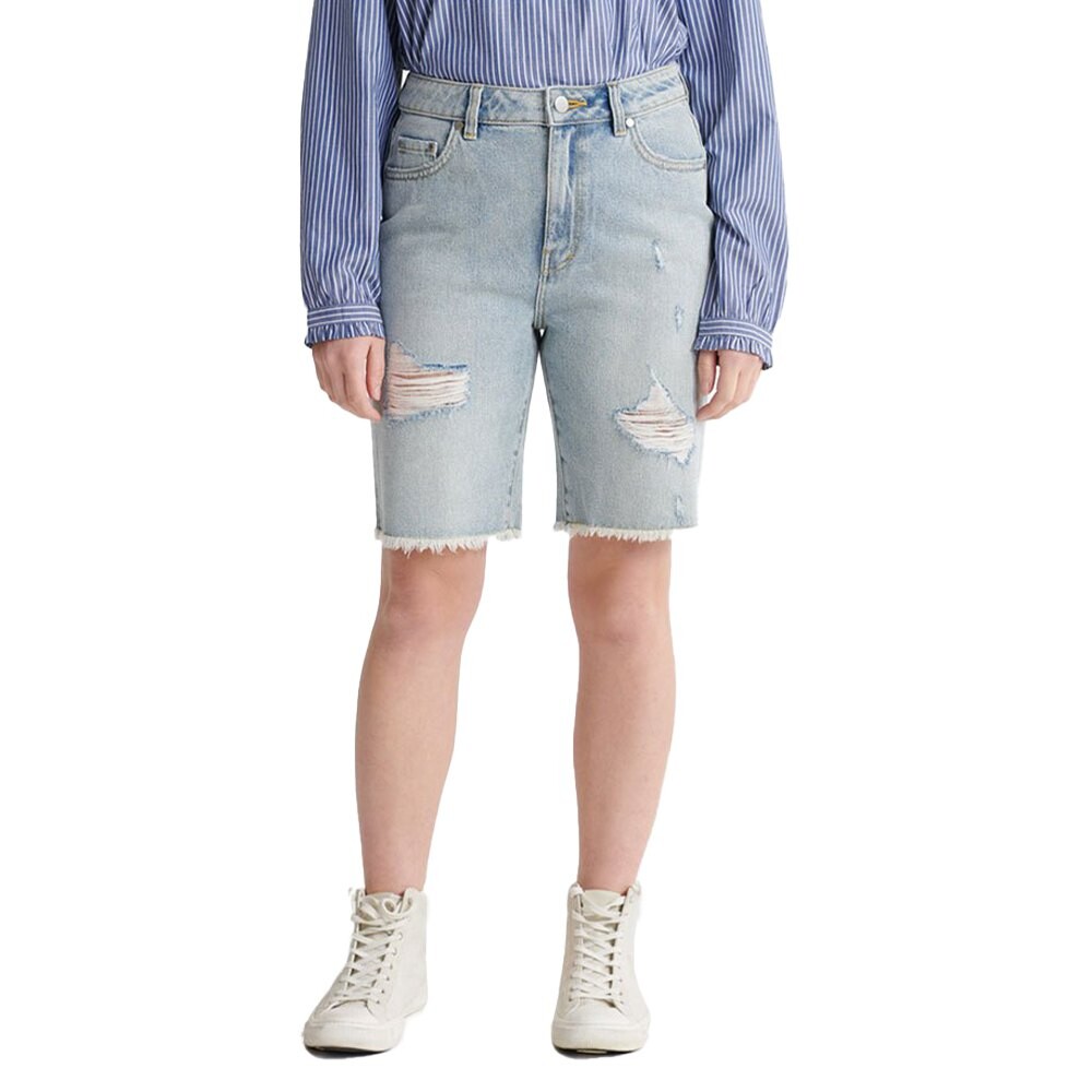 

Джинсовые шорты Superdry Bermuda, синий