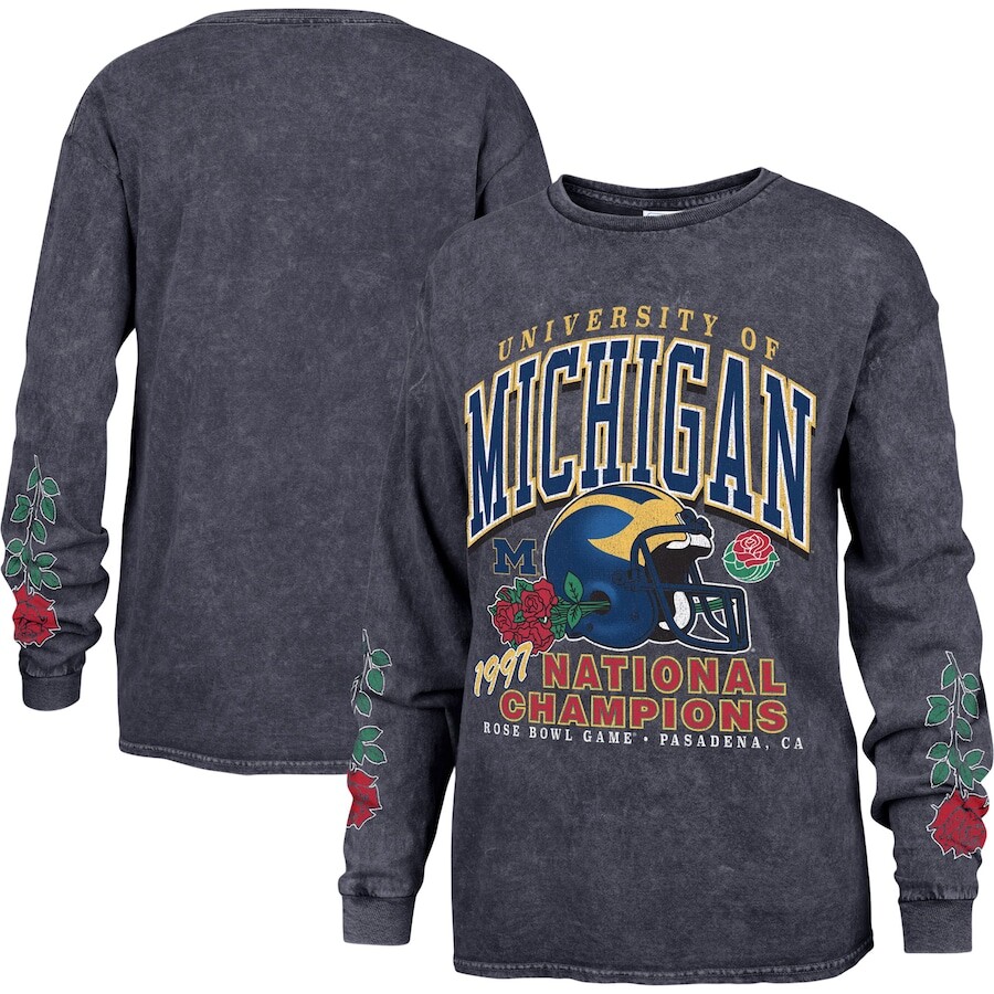 

Футболка с длинным рукавом 47 Michigan Wolverines, нави