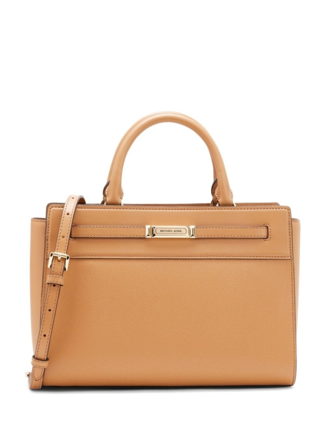 

Сумка-тоут Medium Satchel Michael Kors, бежевый