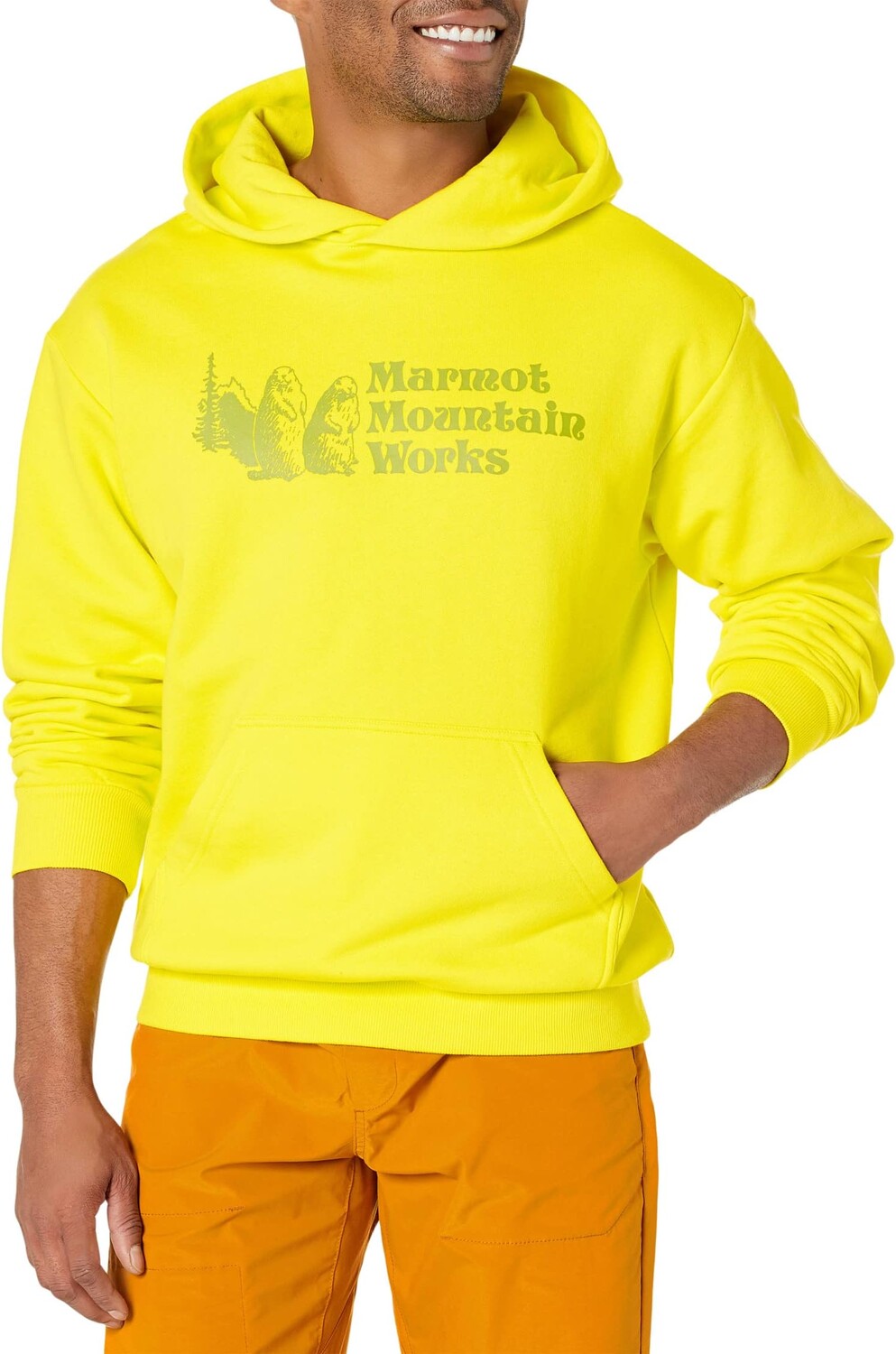 

Толстовка Mountain Works Heavyweight Marmot, цвет Yellow Blaze