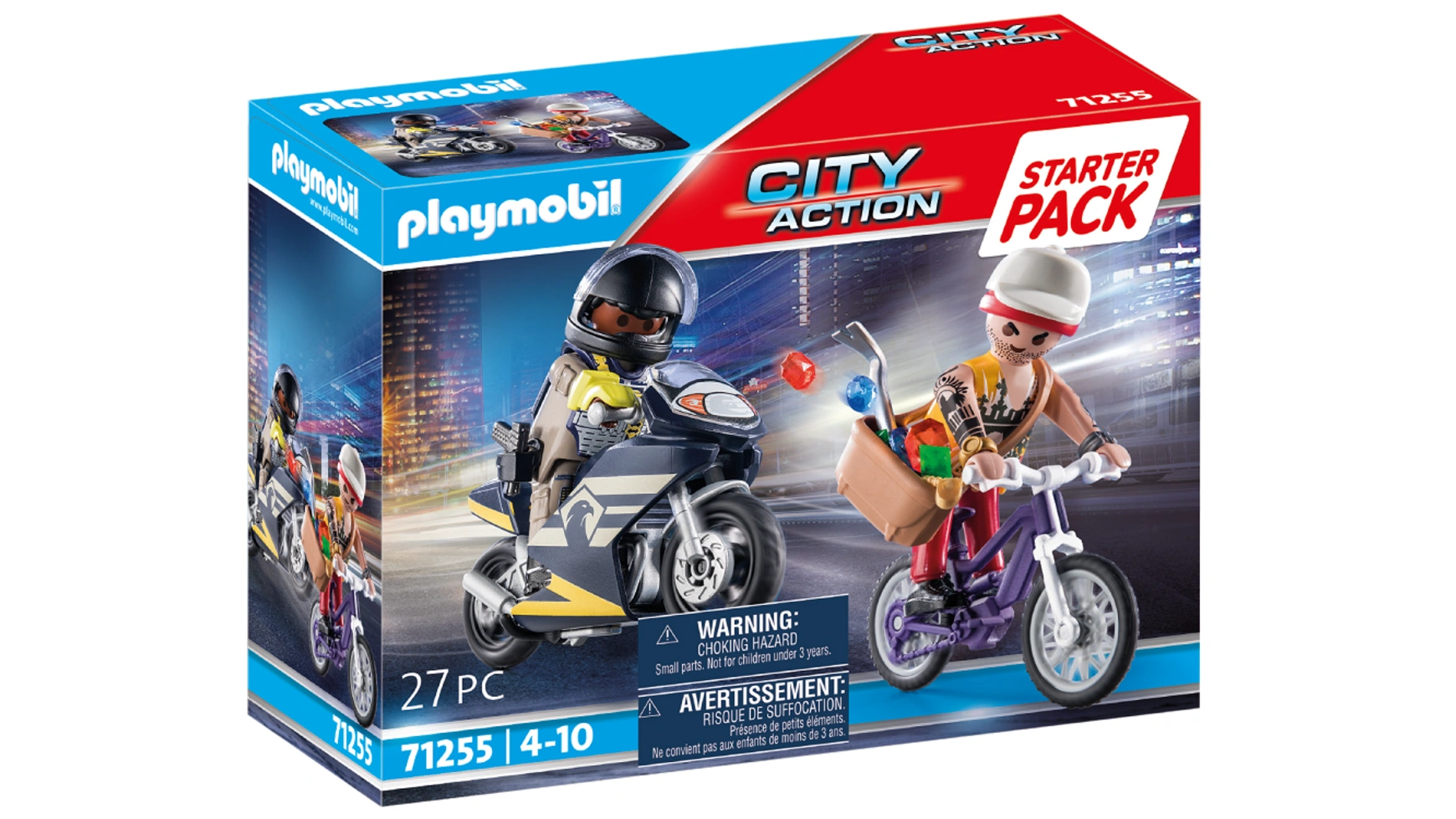 City action стартовый пакет sek и jewel thief Playmobil