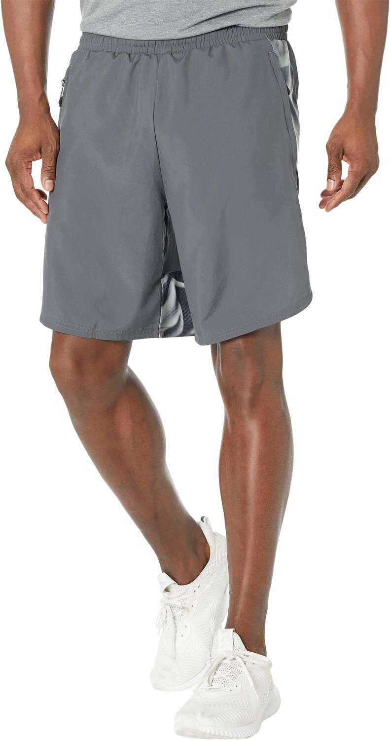 

Шорты для тренировок высокой интенсивности D4M 9 дюймов adidas, цвет Grey/Silver Metallic