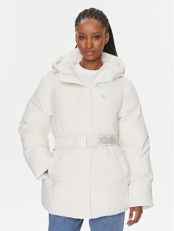 

Пуховик стандартного кроя Calvin Klein, экрю