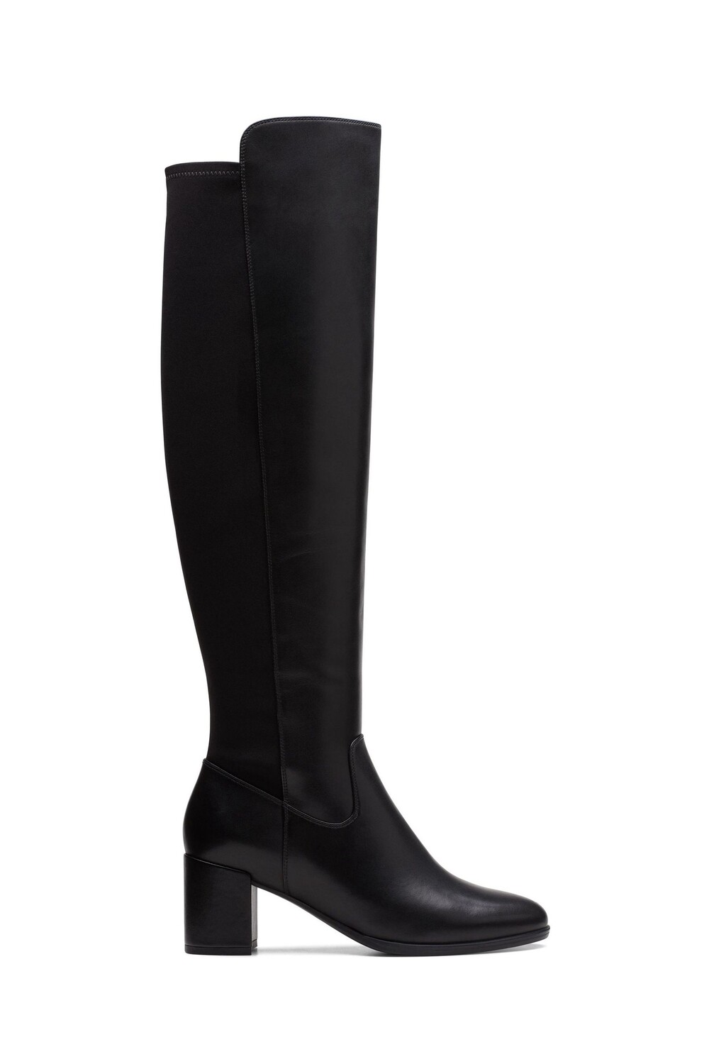 

Гибкие кожаные туфли freva 55 Clarks, черный