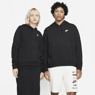 

Худи Nike Sportswear Club Fleece, черный/белый