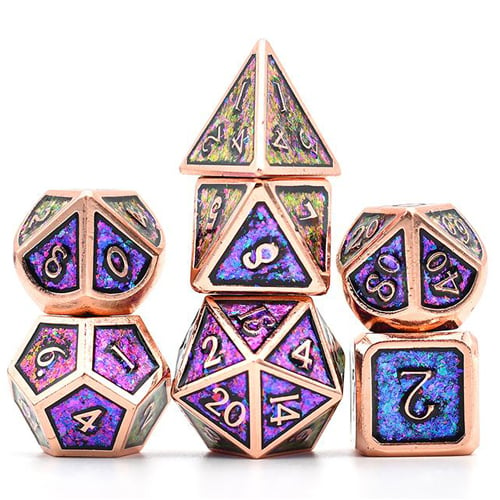 

Игровые кубики Dndice Dragon Core: Planar Copper Dice Set DNDice