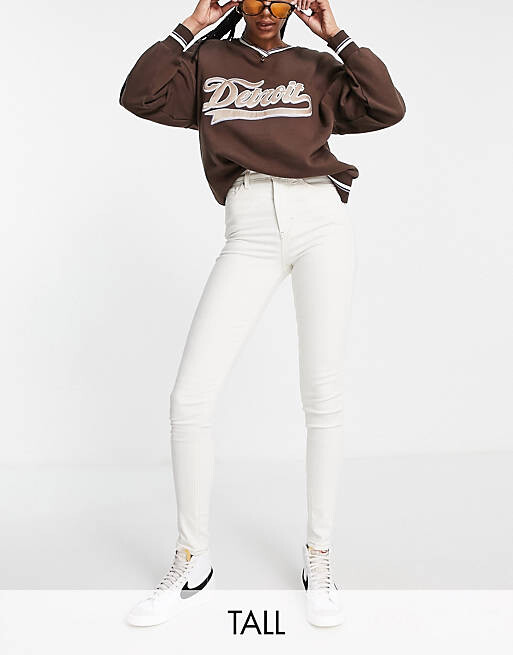 

Белоснежные джинсы Topshop Tall Jamie