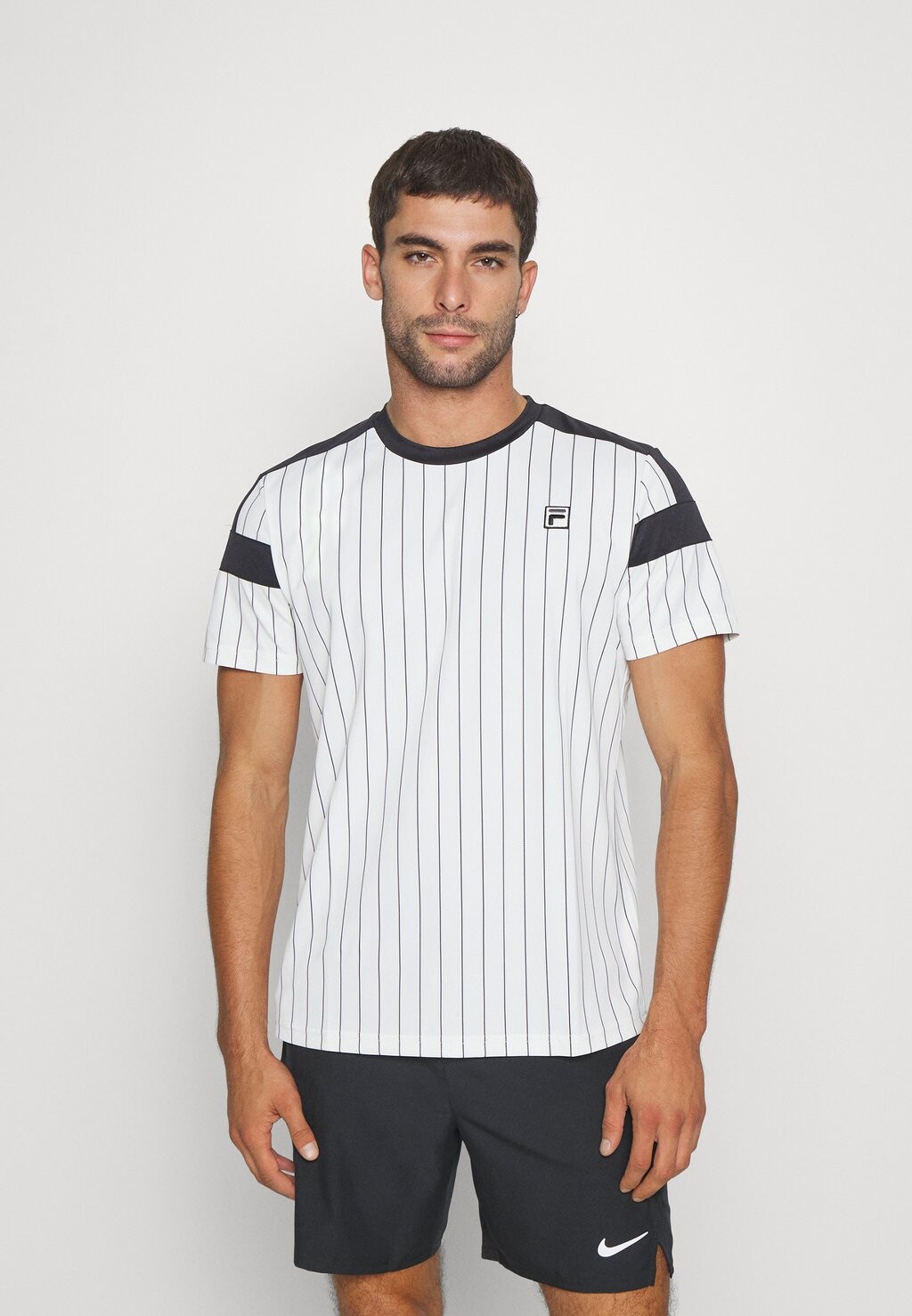

Футболка с принтом STRIPES JASCHA Fila, Алиссум белый