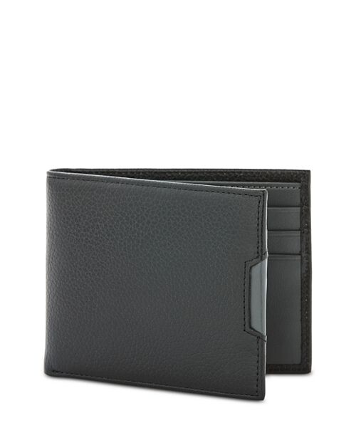 

Кожаный кошелек двойного сложения Pebble The Men's Store at Bloomingdale's, цвет Black