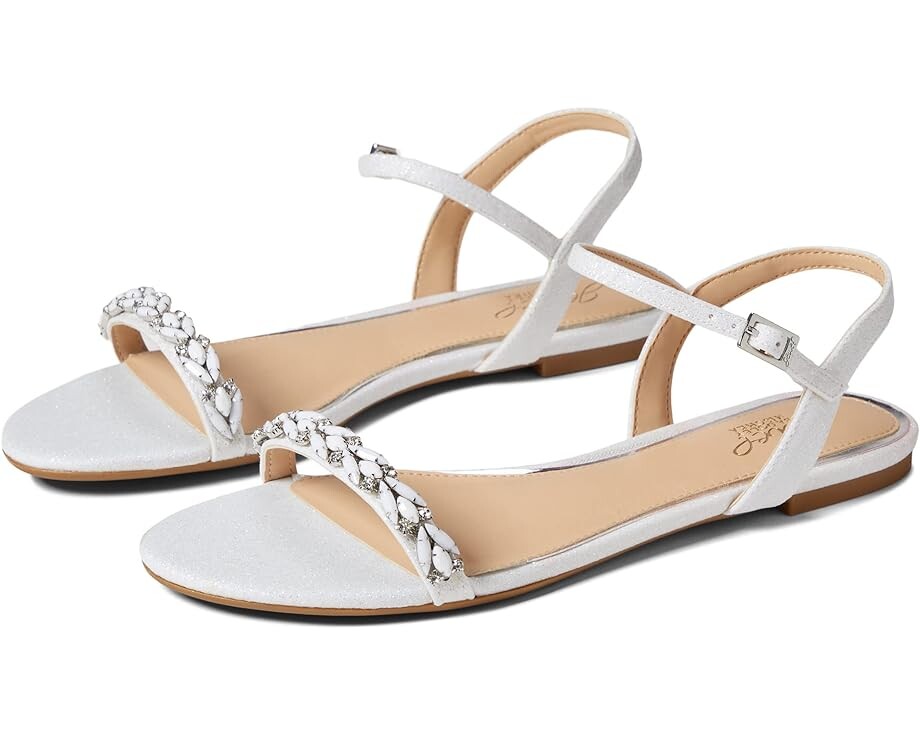 

Сандалии Jewel Badgley Mischka Danica, белый