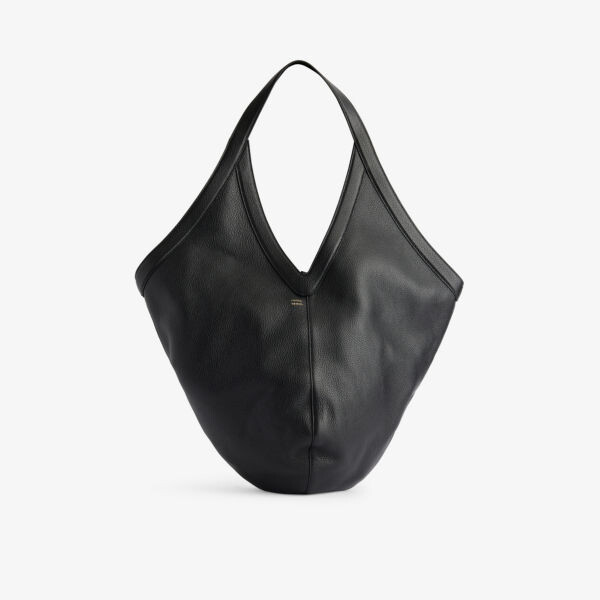 

Сумка через плечо из кожи хобо Mansur Gavriel, черный