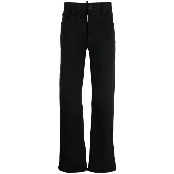 

Джинсы straight-leg denim denim jeans Dsquared2, черный