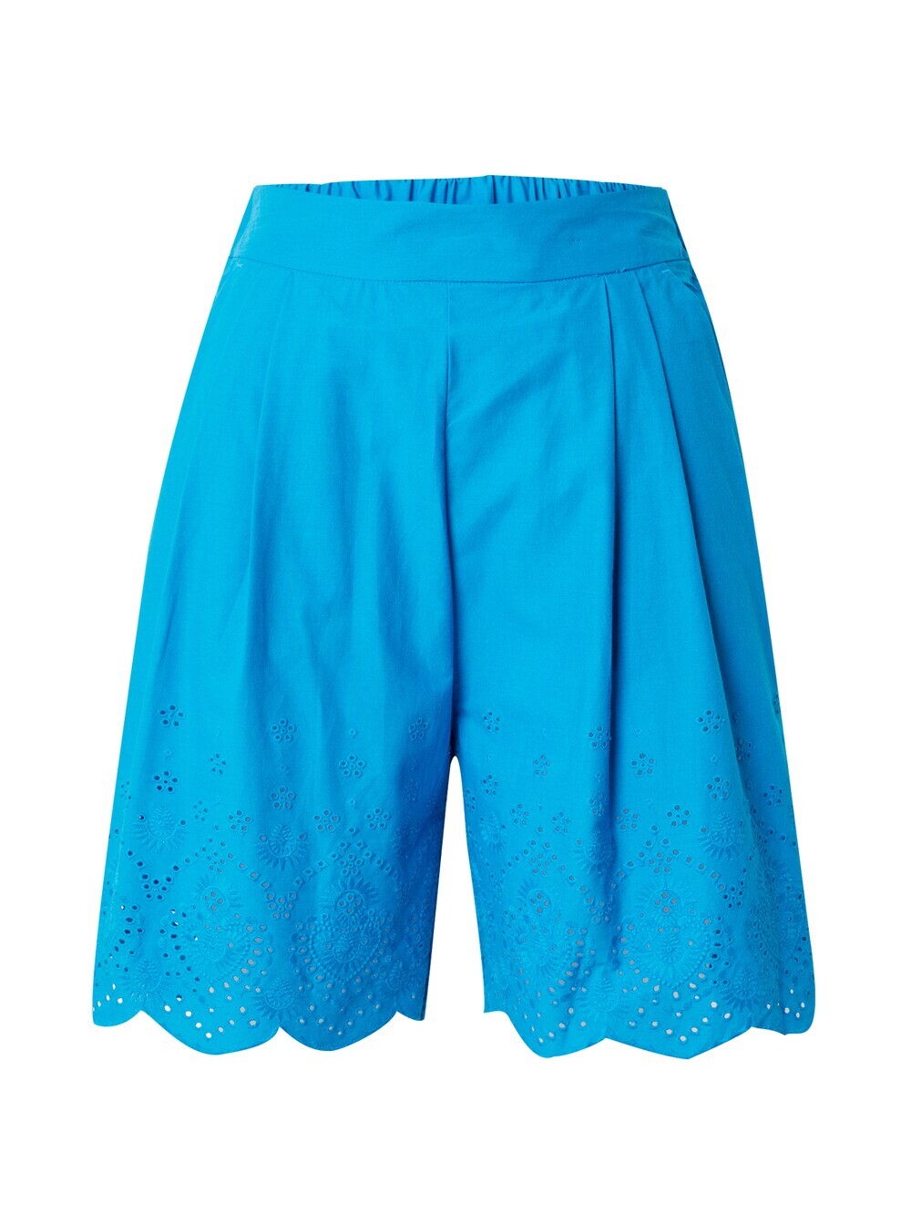 

Обычные брюки со складками спереди Marks & Spencer, лазурный, Синий